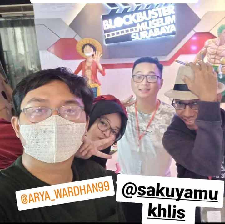 Saat menghadiri event Domino FX Surabaya