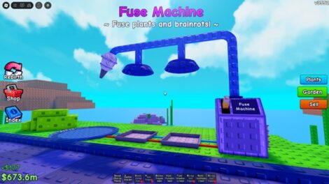 Fuse Machine Plants vs Brainrots Roblox