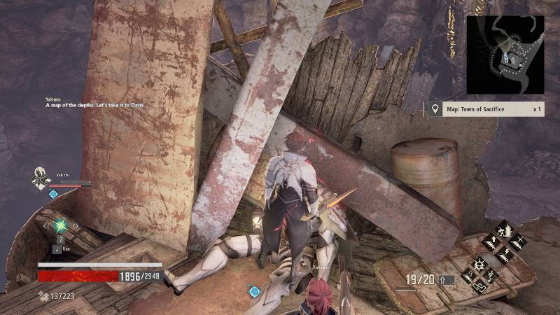 Walkthrough Code Vein: Dried-Up Trenches