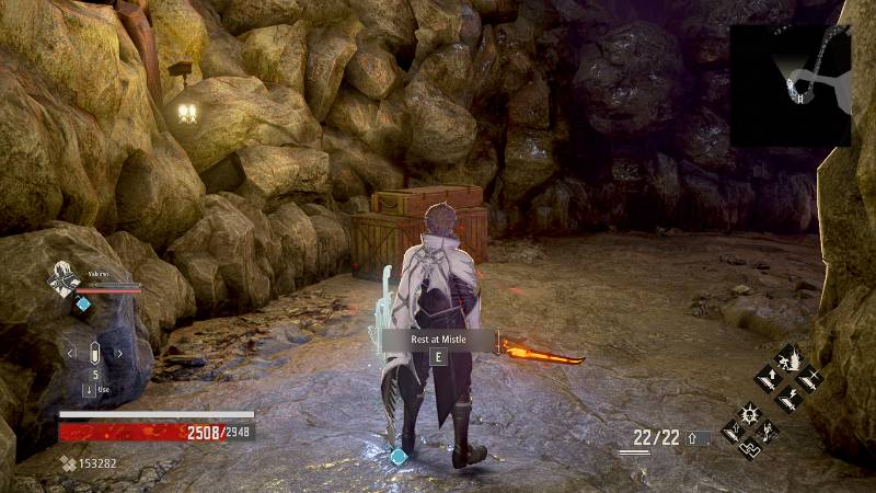 Walkthrough Code Vein: Dried-Up Trenches