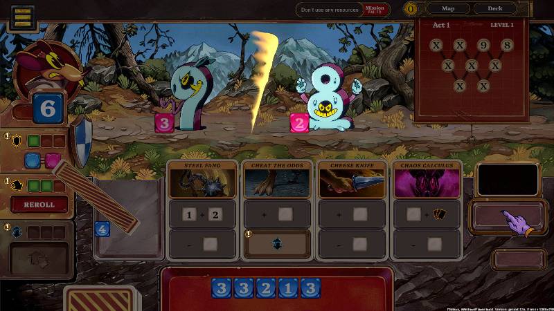 Efek Serangan Sesuai Dengan Senjata Pada Kartu