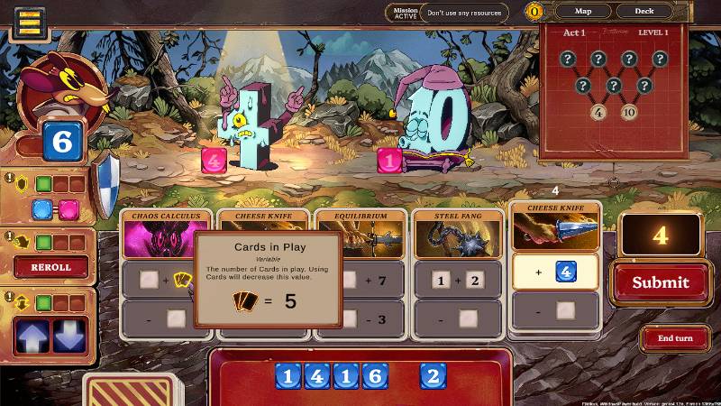 Perhitungan berdasarkan jumlah hand