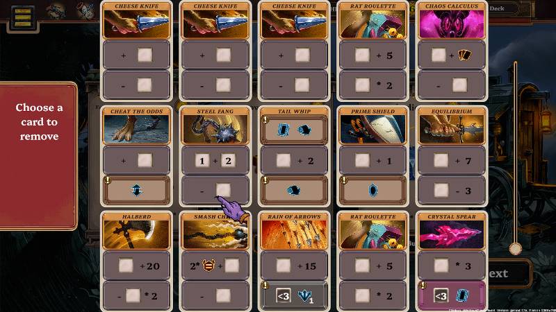 Pada Fase Shop Pemain Bisa Membuang Kartu