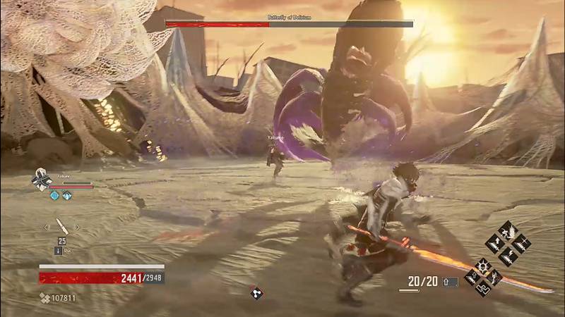 Serangan Charge Source : Gameplay Penulis