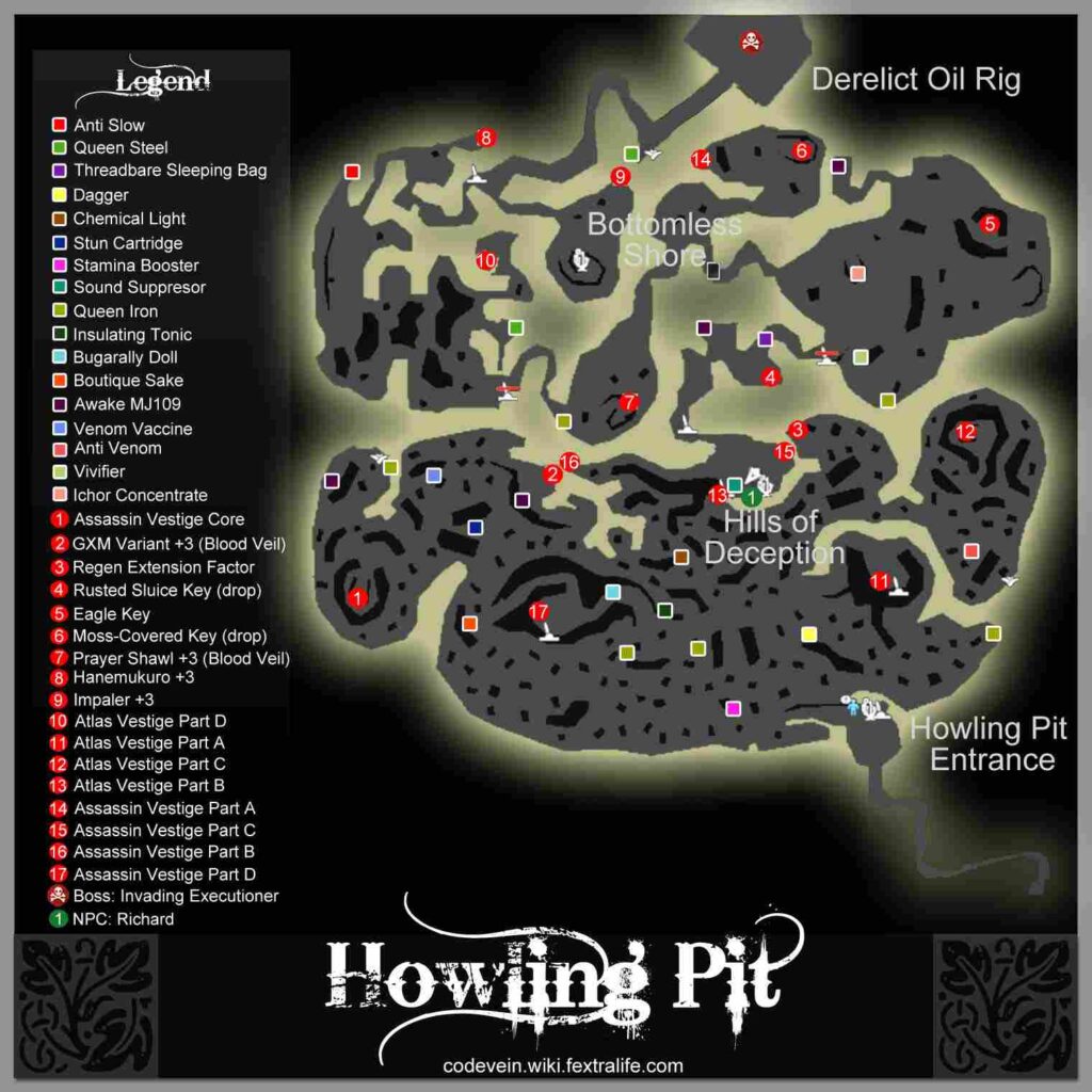 Walkthrough Code Vein: Howling Pit