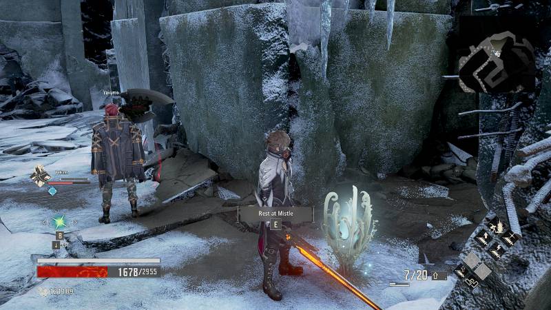 Walkthrough Code Vein: Ridge of Frozen Souls