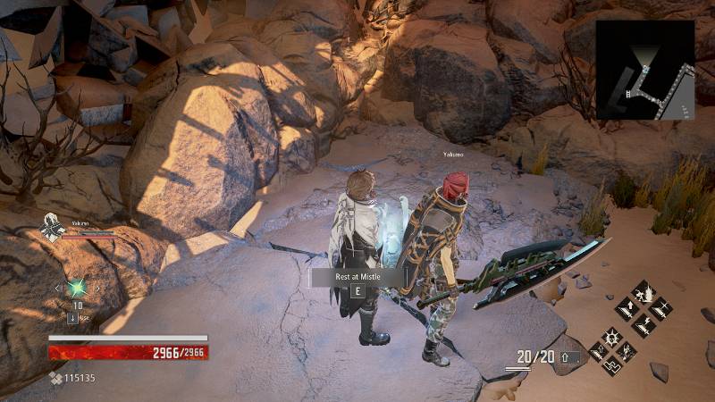 Walkthrough Code Vein: Crown of Sand