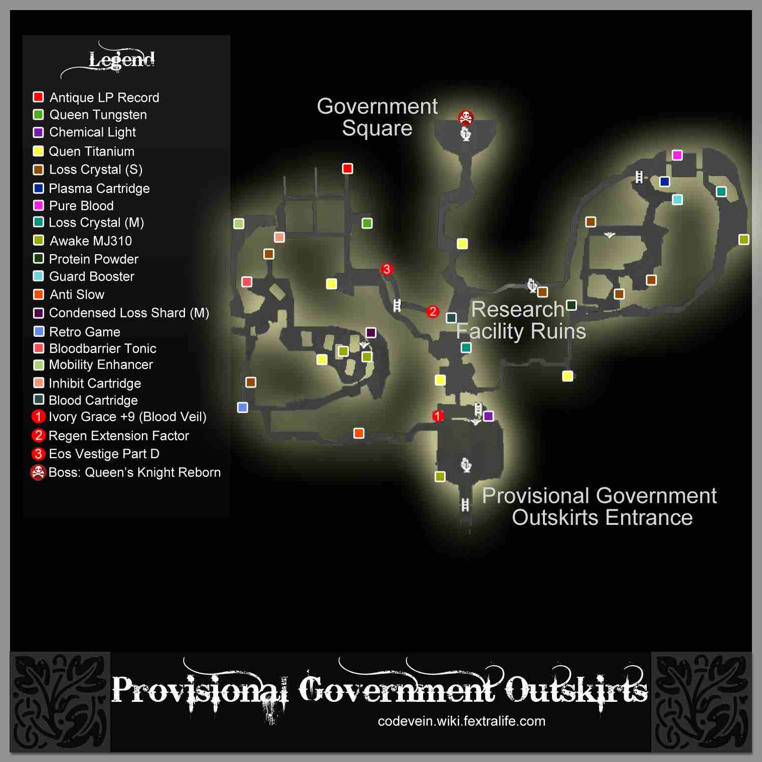 Walkthrough Code Vein: Provisional Government Outskirt