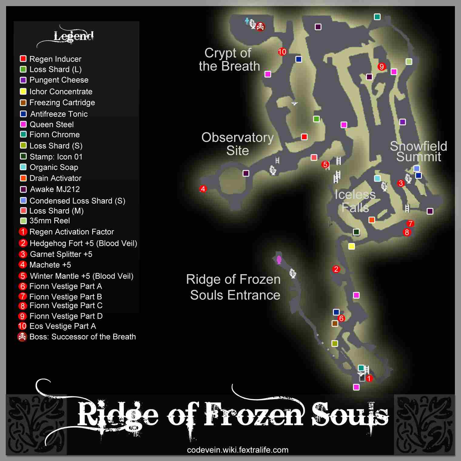 Walkthrough Code Vein: Ridge of Frozen Souls