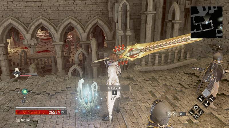 Walkthrough Code Vein: Provisional Government Center