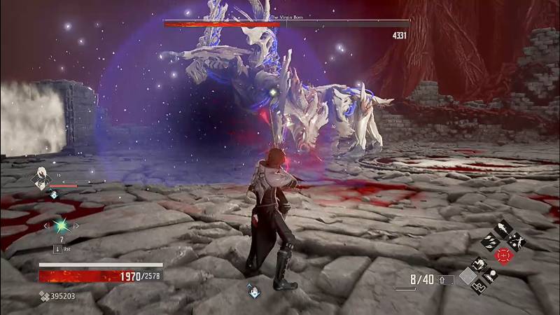 Boss mengeluarkan serangan blackhole