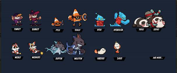 Masing-masing Montabi memiliki evolusi berbeda