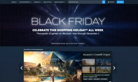 Promo Steam Black Friday
