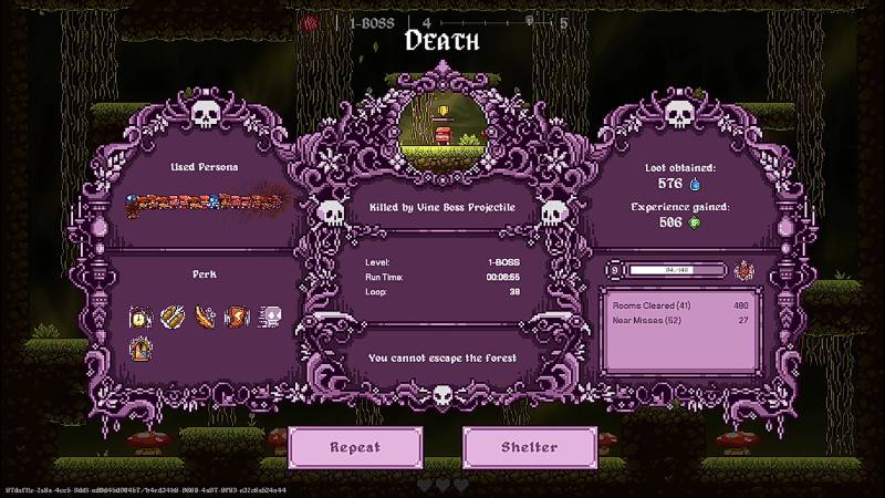 Result Screen Repeat After Death